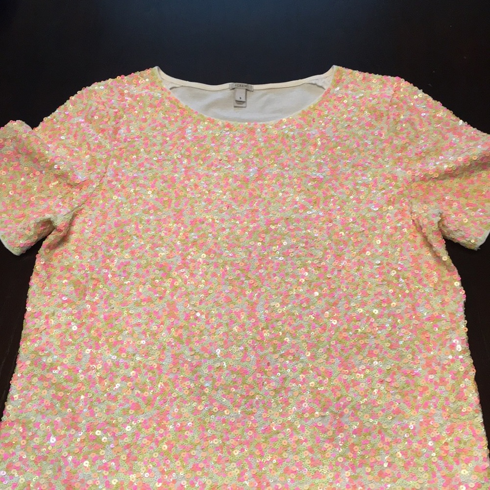 J. crew sequence top with sleeves